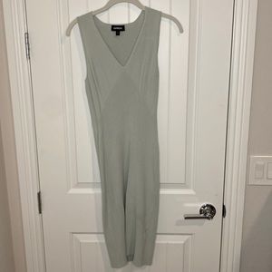 Mint green/sage sweater dress sleeveless